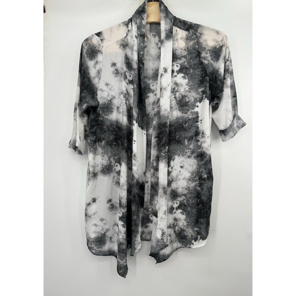 Melissa McCarthy Seven Kimono Women’s 2X Lightweight Watercolor Duster Cardigan - Picture 4 of 16